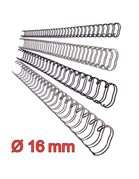 Leitz Metal Wire Spines Argento