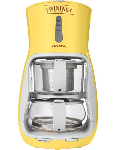Ariete 2893 teiera in vetro per la preparazione del tè 1 L 1200 W Giallo