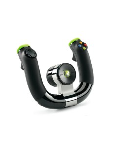 Microsoft Wireless Speed Wheel Nero Volante Digitale Xbox 2