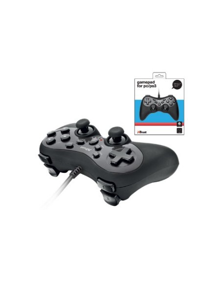 Trust 31014 periferica di gioco Nero USB 2.0 Gamepad PC, Playstation 3