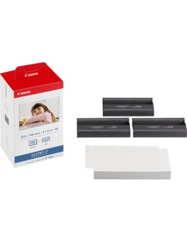 Canon KP-108IN carta fotografica Rosso, Bianco