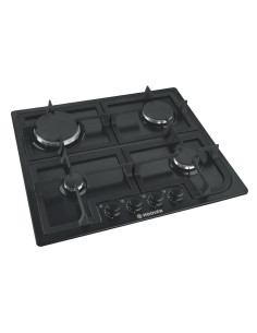 Hoover HGH64SCB Nero Da incasso Gas 4 Fornello(i)