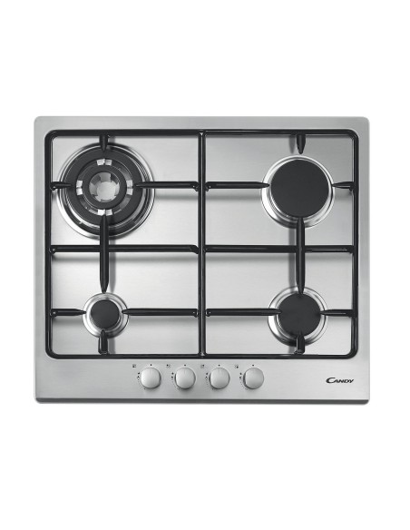 Candy CPG 64 SQ PX piano cottura Acciaio inossidabile Da incasso Gas 4 Fornello(i)