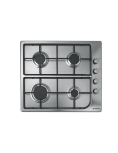 Hoover H-HOB 100 GAS HGL64SX Acciaio inossidabile Da incasso 4 Fornello(i)