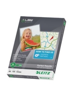 Leitz 338160 pellicola per plastificatrice 100 pz