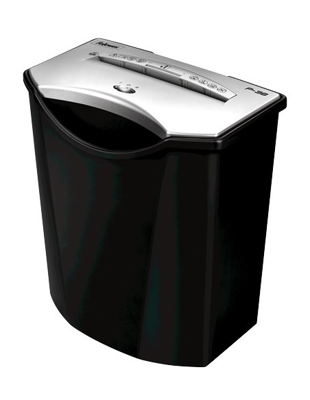 Fellowes Powershred P-38 distruggi documenti Taglio a striscia 22,5 cm Nero, Argento