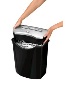 Fellowes Powershred P-38 distruggi documenti Taglio a striscia 22,5 cm Nero, Argento 2