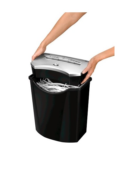 Fellowes Powershred P-38 distruggi documenti Taglio a striscia 22,5 cm Nero, Argento