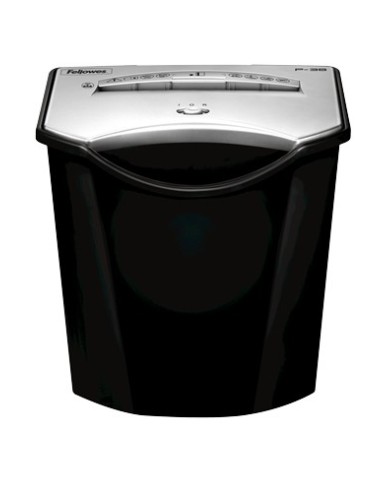 Fellowes Powershred P-38 distruggi documenti Taglio a striscia 22,5 cm Nero, Argento