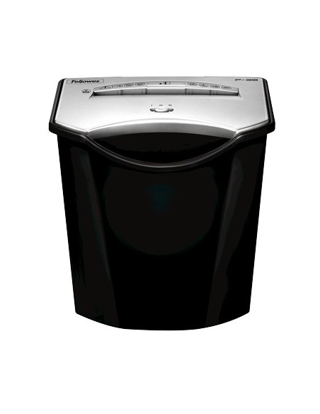 Fellowes Powershred P-38 distruggi documenti Taglio a striscia 22,5 cm Nero, Argento