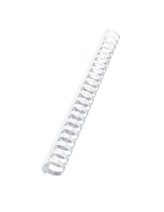 Leitz Plastic Comb Spines, 50 Pcs. Bianco