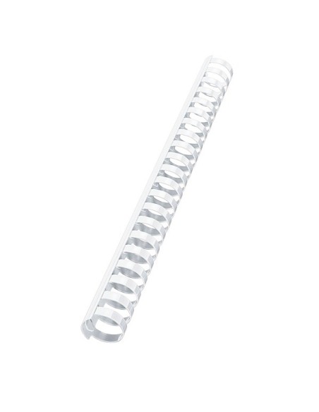 Leitz Plastic Comb Spines, 50 Pcs. Bianco