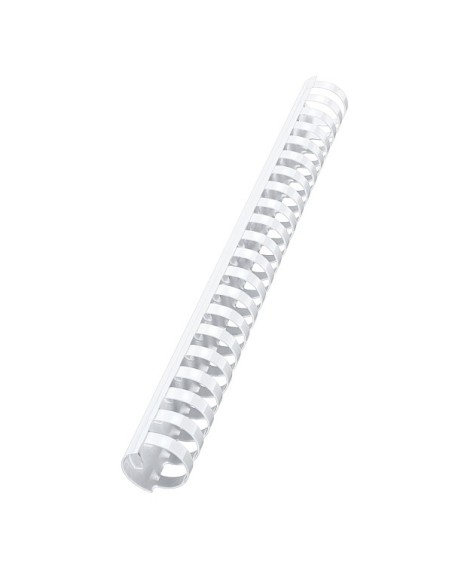 Leitz Plastic Comb Spines, 50 Pcs. Bianco