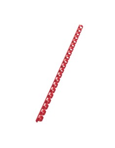Leitz Plastic Comb Spines Rosso