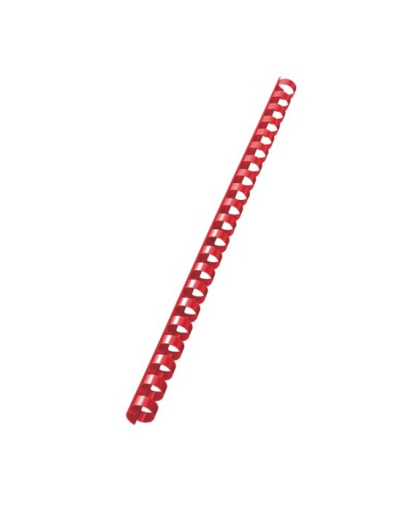 Leitz Plastic Comb Spines, 100 Pcs. Rosso