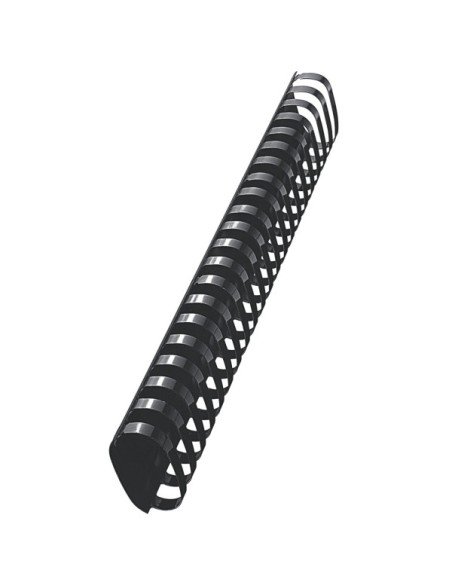 Leitz Plastic Comb Spines Nero