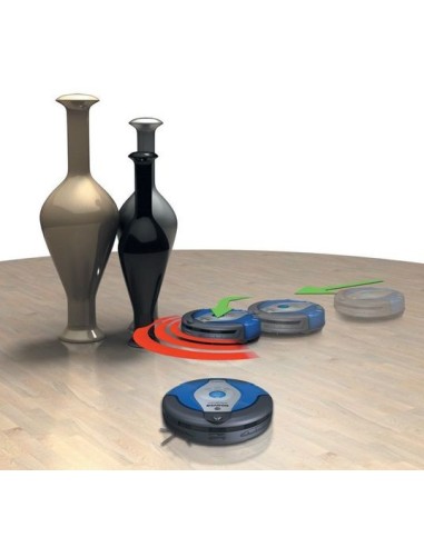 Hoover RBC 003 aspirapolvere robot 0,5 L Senza sacchetto Blu