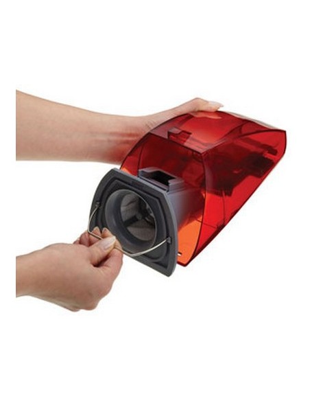 Hoover SJ 144 WSR Rosso, Argento, Trasparente Senza sacchetto