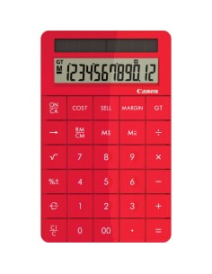 Canon X MARK I calcolatrice Desktop Calcolatrice di base Rosso 2