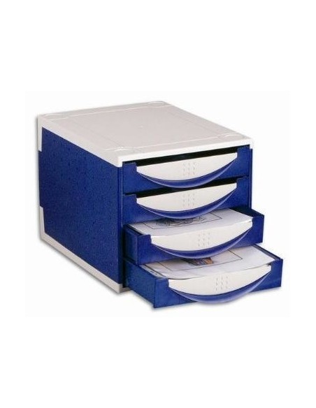 Fellowes 40045A vassoio da scrivania Plastica Blu, Grigio