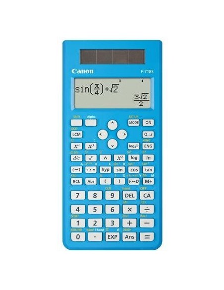 Canon F-718SGA calcolatrice Tasca Calcolatrice scientifica Blu
