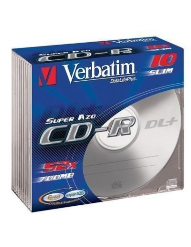 Verbatim CD-R AZO Crystal 700 MB 10 pz