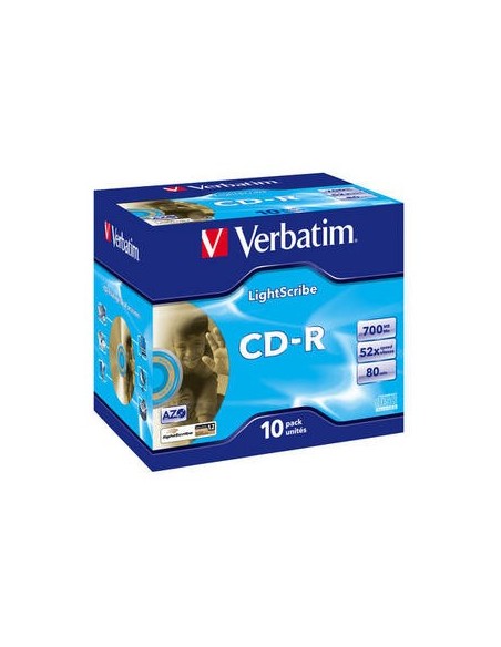 Verbatim CD-R AZO LightScribe 700 MB 10 pz