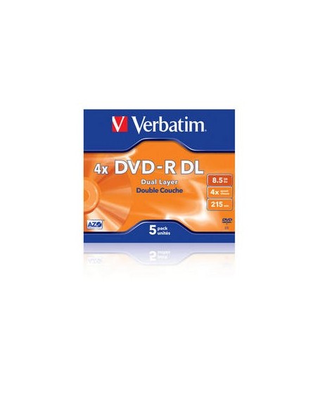 Verbatim DVD-R Dual Layer 4x 8,5 GB 5 pz