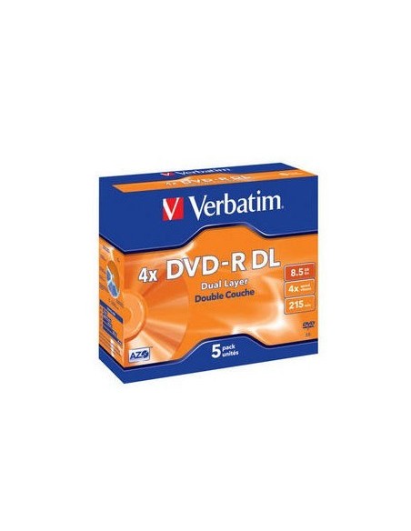 Verbatim DVD-R Dual Layer 4x 8,5 GB 5 pz