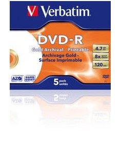 Verbatim DVD-R 4.7GB 8x 4,7 GB 5 pz