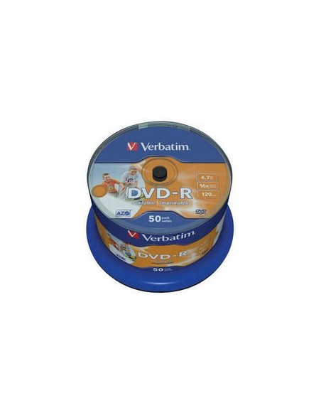 Verbatim DVD-R Wide Inkjet Printable ID Brand 4,7 GB 50 pz