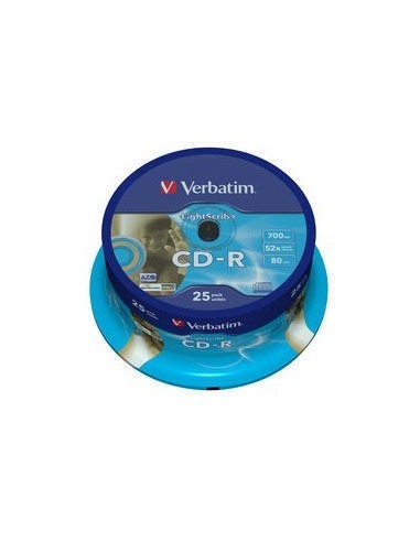 Verbatim CD-R Lightscribe V1.2 700 MB 25 pz