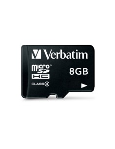 Verbatim 43967 memoria flash 8 GB MicroSDHC Classe 4 2