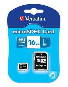 Verbatim 43968 memoria flash 16 GB MicroSDHC Classe 4 2