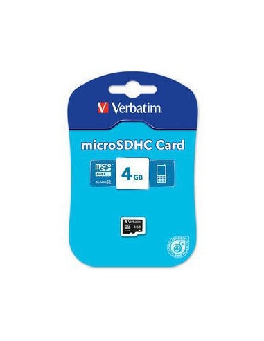 Verbatim Micro SDHC 4GB - Class 4 MicroSDHC