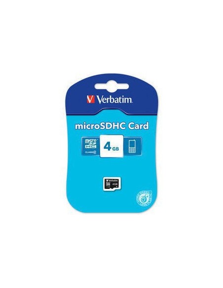 Verbatim Micro SDHC 4GB - Class 4 MicroSDHC