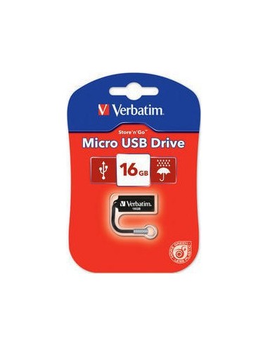 Verbatim Micro USB Drive 16GB - Black unità flash USB USB tipo A 2.0 Nero