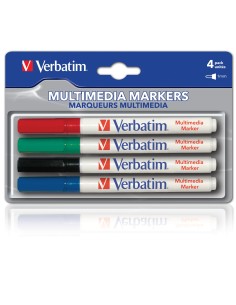 Verbatim Multimedia Markers 4 Pack marcatore permanente