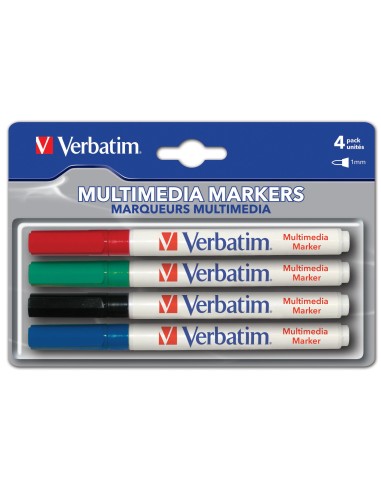 Verbatim Multimedia Markers 4 Pack marcatore permanente