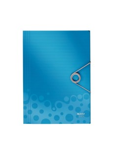 Leitz Bebop 3 Flap Folder (PP) Polipropilene (PP) Blu A4
