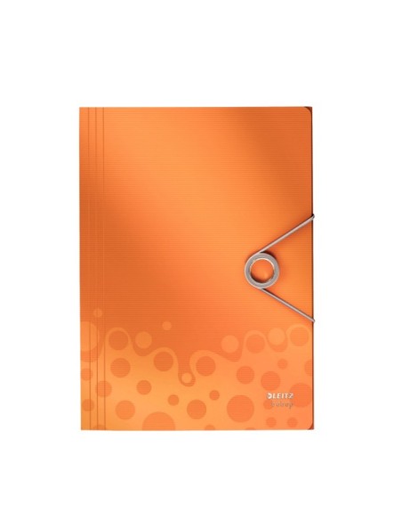 Leitz Bebop 3 Flap Folder (PP) Polipropilene (PP) Arancione A4