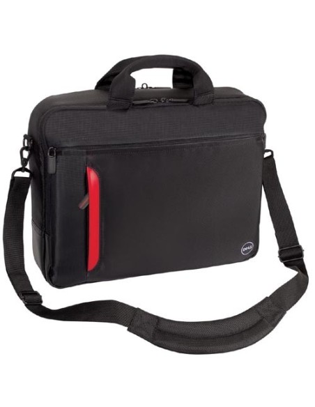 DELL Urban Toploader borsa per notebook 39,6 cm (15.6") Valigetta ventiquattrore Nero, Rosso