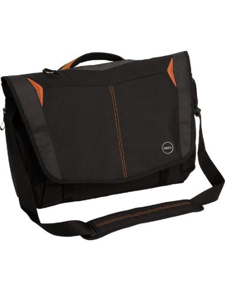 DELL 460-11741 borsa per notebook 43,2 cm (17") Borsa da corriere Nero, Arancione