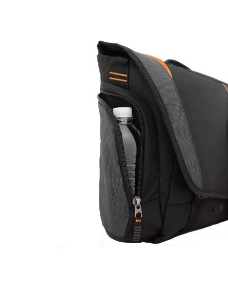 DELL 460-11741 borsa per notebook 43,2 cm (17") Borsa da corriere Nero, Arancione