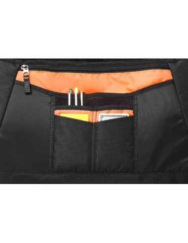 DELL 460-11741 borsa per notebook 43,2 cm (17") Borsa da corriere Nero, Arancione