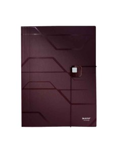 Leitz Prestige 3 flap folder Polipropilene (PP) Marrone A4