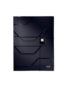 Leitz Prestige 3 flap folder Polipropilene (PP) Nero A4