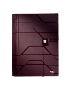 Leitz Archivio a soffietto Prestige Polipropilene (PP) Marrone A4