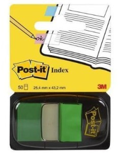 3M Post-it 680-3 pouch autoadesiva Rettangolo Verde 50 fogli