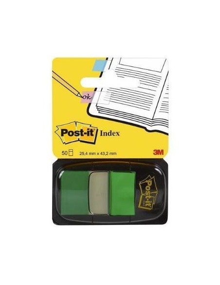 3M Post-it 680-3 pouch autoadesiva Rettangolo Verde 50 fogli